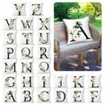 Clearance Throw Pillow Covers Alphabet Decorative Pillow Cases Abc