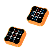 Clearance! Tic Tac Toe Bolt Game, 4-in-1 Handheld Puzzle Game Console,Electronic Tic Tac Toe Game for Educational and Memory Growth,Portable Travel Games for Car Ride, Board Games for Kids and Adults