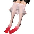 thumbnail image 1 of Clearance Tights Men Pantyhose High Glossy Elastic Nylon Sheer Stockings Silky Tights Gradient Socks Candy Colored Pantyhose, 1 of 6