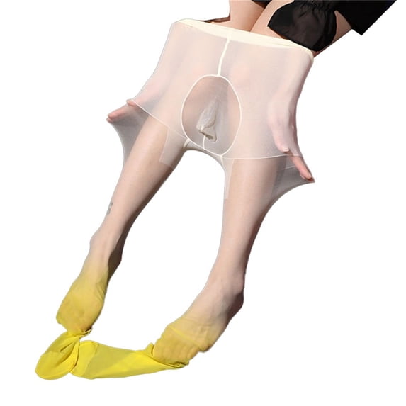 Clearance Tights Men Pantyhose High Glossy Elastic Nylon Sheer Stockings Silky Tights Gradient Socks Candy Colored Pantyhose