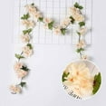 thumbnail image 1 of Clearance! Titcea 91" Artificial Cherries Blossoms Flower Vines, Hanging Silk Flower Garland Faux Flowers for Outdoors Spring Wedding Garden Party Home Arch Decor, 1 of 8