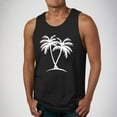 thumbnail image 1 of Titcea Hawaiian Tank Tops Men Palm Tree Print Crew Neck Sleeveless Cotton Workout Shirts Outdoor Fitness Beach Vacation T-shirt Loose Breathable Home Wear, 1 of 5