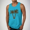 thumbnail image 1 of Titcea Hawaiian Tank Tops Men Palm Tree Print Crew Neck Sleeveless Cotton Workout Shirts Outdoor Fitness Beach Vacation T-shirt Loose Breathable Home Wear, 1 of 5