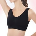 thumbnail image 1 of Clearance! Titcea Sports Bras for Women Solid Color High Support Large Bust Seamless Bra with Pad Soft Comfort No Underwire Workout Yoga Underwear, Gifts for Her, 1 of 5