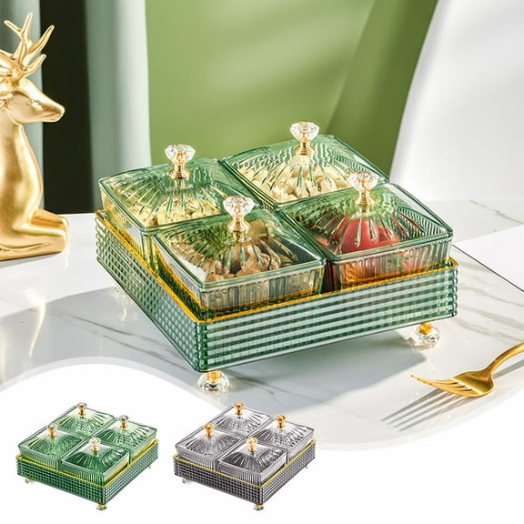 High Color Value Fruit Plates Home Living Room Coffee Table Fruit Plates Refreshment Plates Snacks Snack Plates Compartmentalized Plates