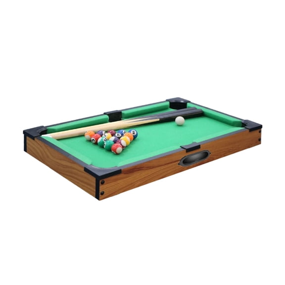 Clearance! Toddler Tabletop Pool Game - Woodgrain Ball Set, Mini Billiard Activity, Family Fun Desk Toy, Hand-Eye Coordination, Kids Learning Toys