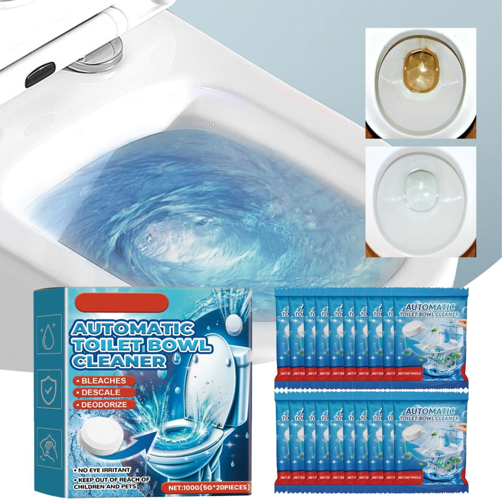 Clearance！Toilet Bowl Cleaner 20 Pack Toilet Bowl Cleaner For Descaling And Automatic Toilet