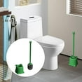 thumbnail image 1 of Clearance Toilet Brush And Holder Set Frog Toilet Brush And Holder Cute Toilet Cleaning Brush Bathroom Bowl Brush Set Deep Cleaning Toilet Cleaning Brush for Home & Kitchen Green, 1 of 8