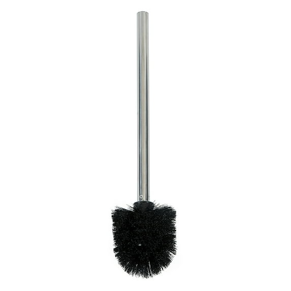 Hvmvliv Toilet Brush Toilet Brush Without Base Stainless Steel Toilet Brushes - Round Head Design Cleaning Brush with Bristles for Deeply Cleaning Black
