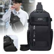 Clearance Tool Bag under $5,EDC Sling Bag Crossbody Backpack Sport Bag Pack Chest Shoulder Bag For Men One Strap Motorcycle For Camping Hiking Cycling Outdoors Travel Satchel Bag