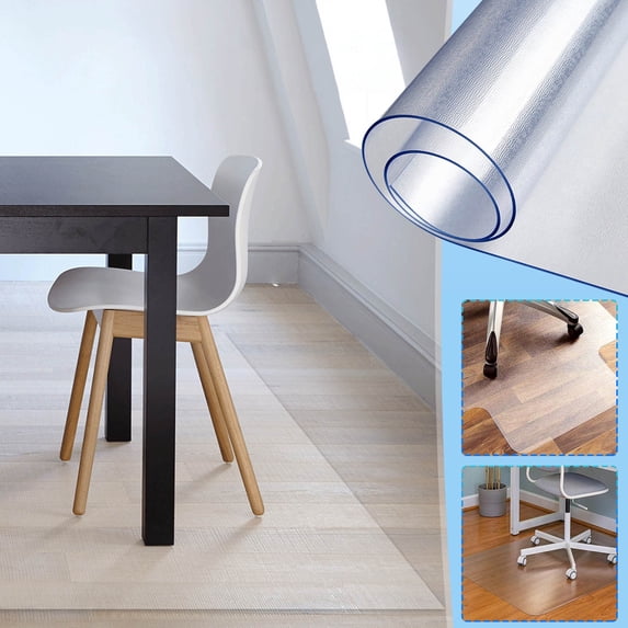 Transparent Floor Protector, 1,5 Mm Thick, PVC Non-slip Mat For Corridors, Vinyl Track Carpet, Easy To Clean (frosted Version)