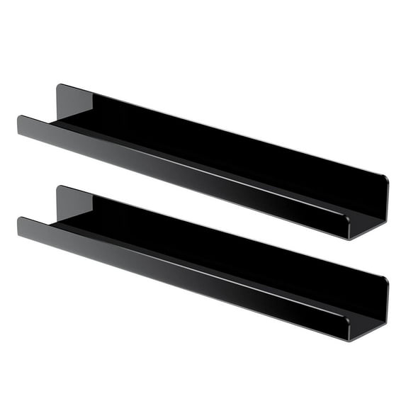 Clearance!Transparent Magnetic Bookcase,2Pcs Transparent Magnetic Acrylic Bookshelf Wall Hanging Bookshelf Without Punching, Children'S Storage Rack, Book Manual Exhibition