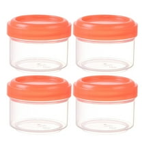 Clearance! Transparent Mini Plastic Jar Box Dispenser Bottle 35Ml Reusable Tomato Jar Salad Bottle Seasoning Bottle