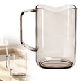 thumbnail image 1 of Clearance Transparent Mouthwash Cup with Handle, Plastic Toothbrush Cup, Portable Bathroom Rinsing Mug with Toothbrush Slot, Household Wash Cup for Bathroom Vanity, 400ml, 1 of 5