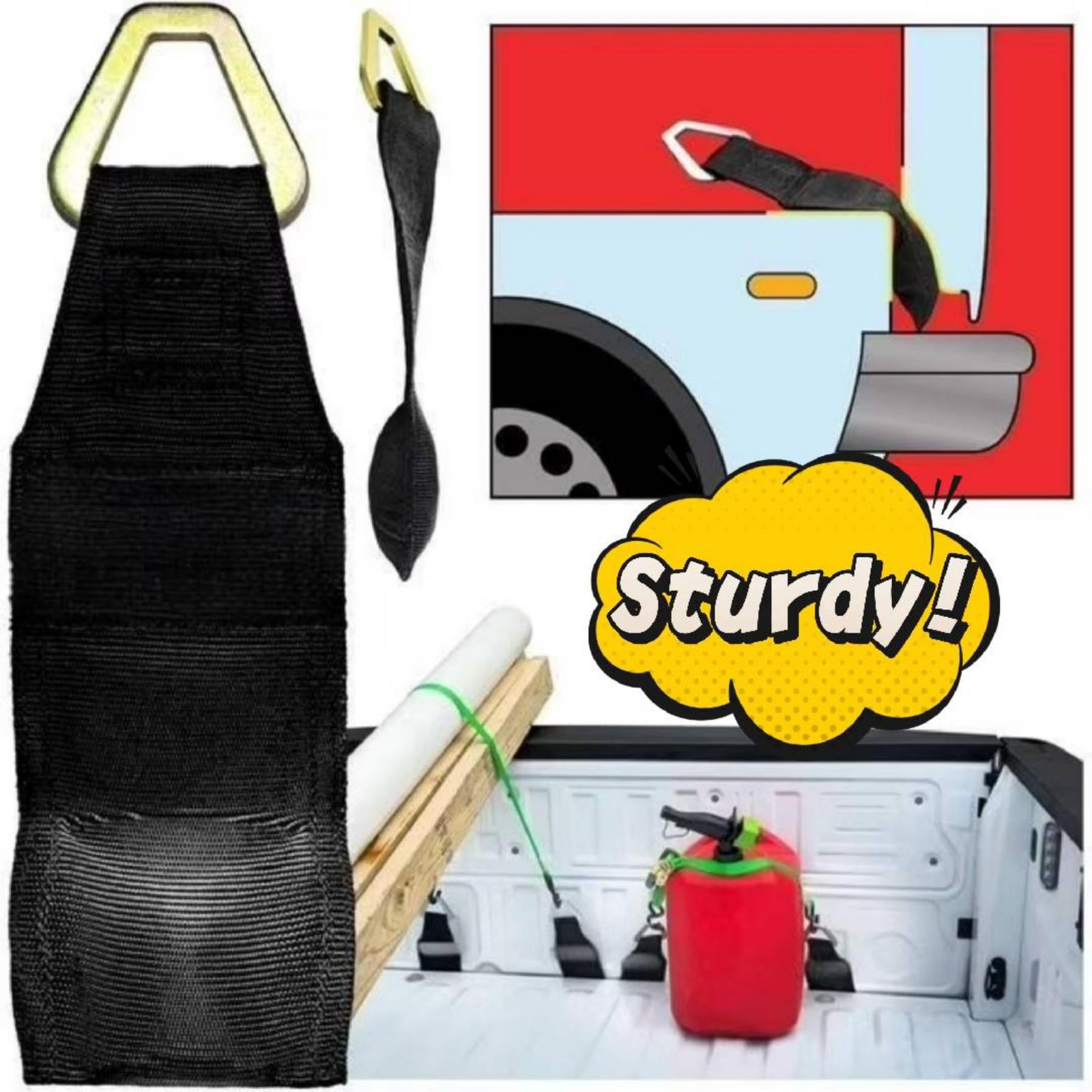 EcoGleam Bed Buddy Truck Tool - Ancre De Hayon Camion, Fixation Rapide Pour Sangles à Cliquet, Tie-Down Et Sangles Cargo En Quelques Secondes