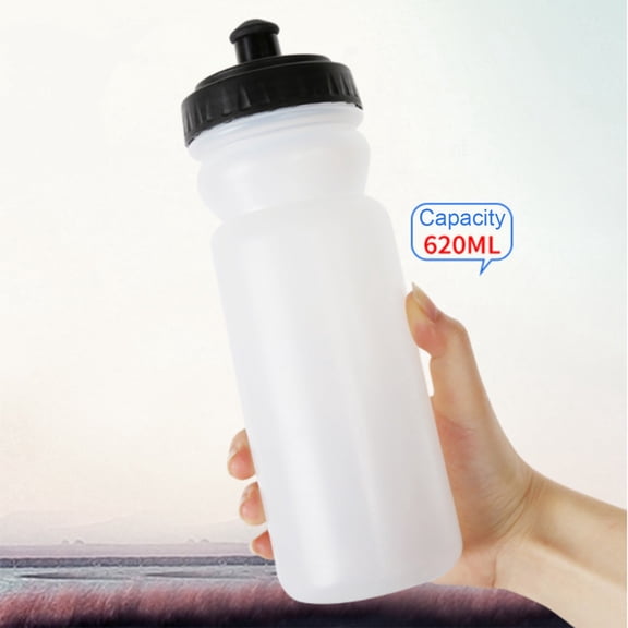 Clearance! Tswift 1PC Water Cup, Plastic Drink Tumbler Gym Bottle Water Gallon Jug Screw Top Water Bottles Sports Water Jug Water Bottles White PE Outdoor 10Oz Travel Mug