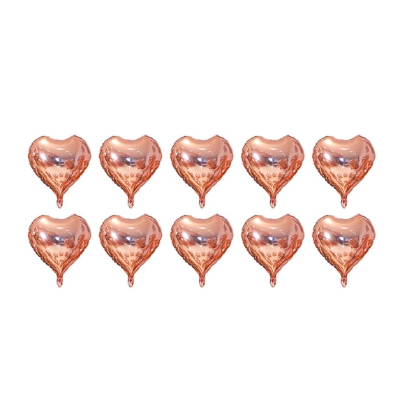 Clearance! Tunhigl 10PCS Heart Foil Balloons - 18inch Heart Shape Mylar Balloons For Romantic Love Valentine Is Day Wedding Birthay Party Decorations