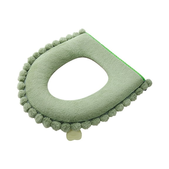 Clearance! Tunhigl Thickened Universal Toilet Seat Cushion Sitting Toilet Cover Warm Version Washable Toilet Seat Cushion Household Toilet Collar