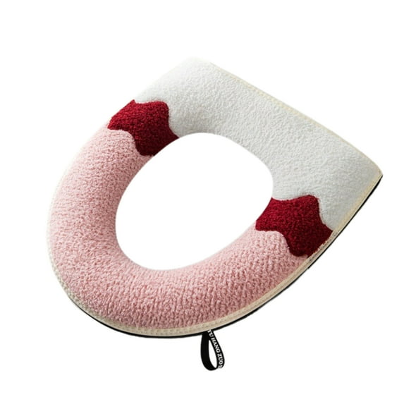 Clearance! Tunhigl Zipper Model Toilet Seat Household Embroidery Sitting Washer Toilet Seat Cover Cute Washer Four Seasons Universal Toilet Seat