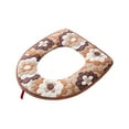 thumbnail image 1 of Clearance! Tunhigl Zipper Model Toilet Seat Household Embroidery Sitting Washer Toilet Seat Cover Cute Washer Universal Toilet Seat, 1 of 6