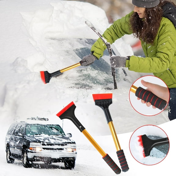 YZEGDCH 2PCS Snow Brush Detachable Multifunctional Snow Removal Shovel Car Snow Remover Household Tool,Ice Scraper Snow Brush for Car Windshield and Glass Snow Ice Remover