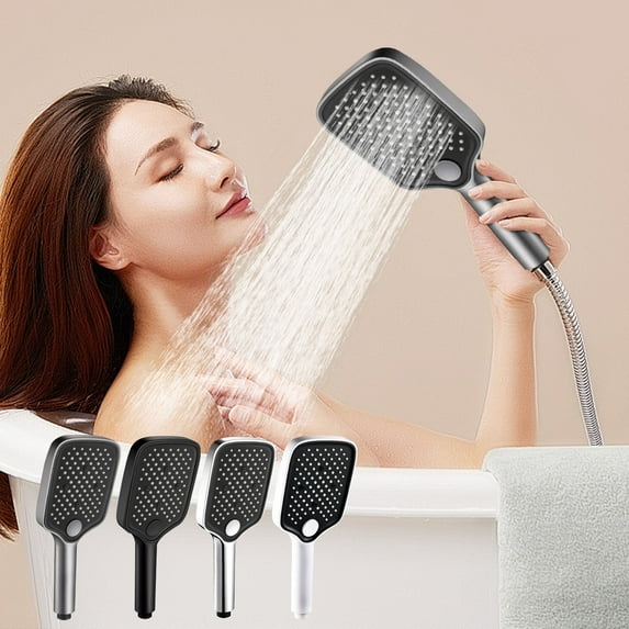 Tupukom Filtered Shower Head High Pressure,3 Spray Modes Household Shower Head with Handheld for Hard Water,Reduces Dry Itchy Skin,Adjustable and Easy to Install for Bathroom