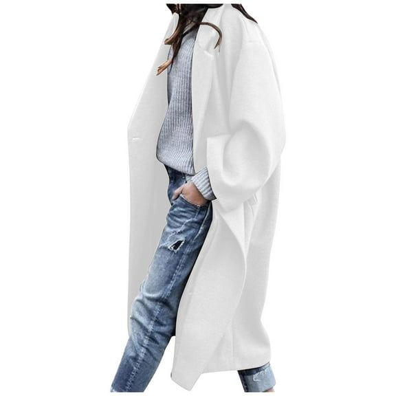 Turilly Lady Coats Winter Plus Size Jackets Fashion Women Turn Down Collar Long Sleeve Casual Coat Cardigan Blouse