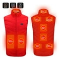 thumbnail image 1 of Turilly Plus Size Heated Vest for Men and Women Dual Control 9 Heating Vest Heated Jacket Winter Heating Vest, 1 of 5