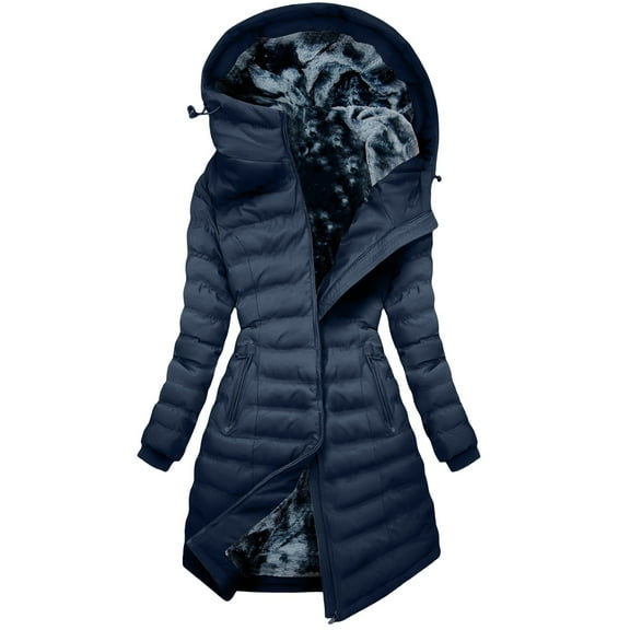 Turilly Womens Jackets Ladies Women's Thin and Thin Mid-Length Knee-length Down Jacket