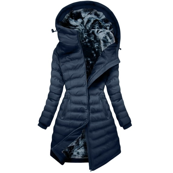 Turilly Womens Jackets Ladies Women's Thin and Thin Mid-Length Knee-length Down Jacket