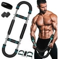 thumbnail image 1 of Clearance Twister Arm Trainer, 40-100lb Adjustable Chest Workout Equipment, Arm Trainer, Twister Arm Trainer, Portable Power Twister Bar, Detachable Design Fitness Anywhere, 3 Adjustable, 1 of 7