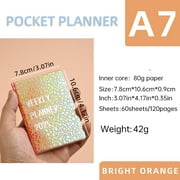 Clearance Tyidzon 2025 Daily Planner One Page A Day Planner, 3.07X4.17 Inch Planners Ideal for Office School Supplies Pocket, Notes Monthly Tab