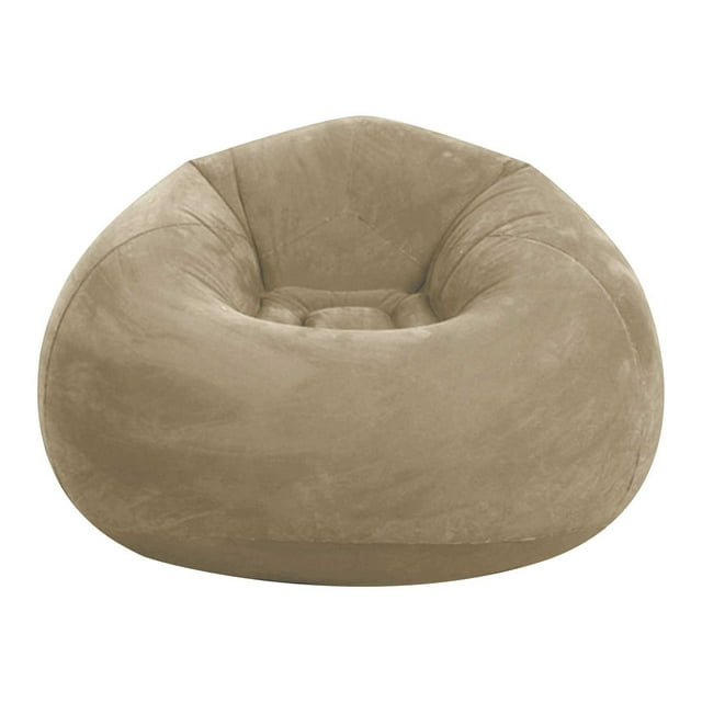 Clearance Tyidzon Inflatable Bean Bag Chairs for Adults Soft Comfortable Polyester 43 Inch Bean Bag Chair for Living Room Bedroom Reading Room