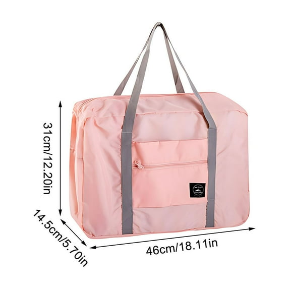 Tyidzon Gym Bag for Women, 18.11X5.7X12.2 Inches Travel Bag, Overnight Bag for Women with Compartment, Clothes Storage for Women, Travel, Gym - Pink