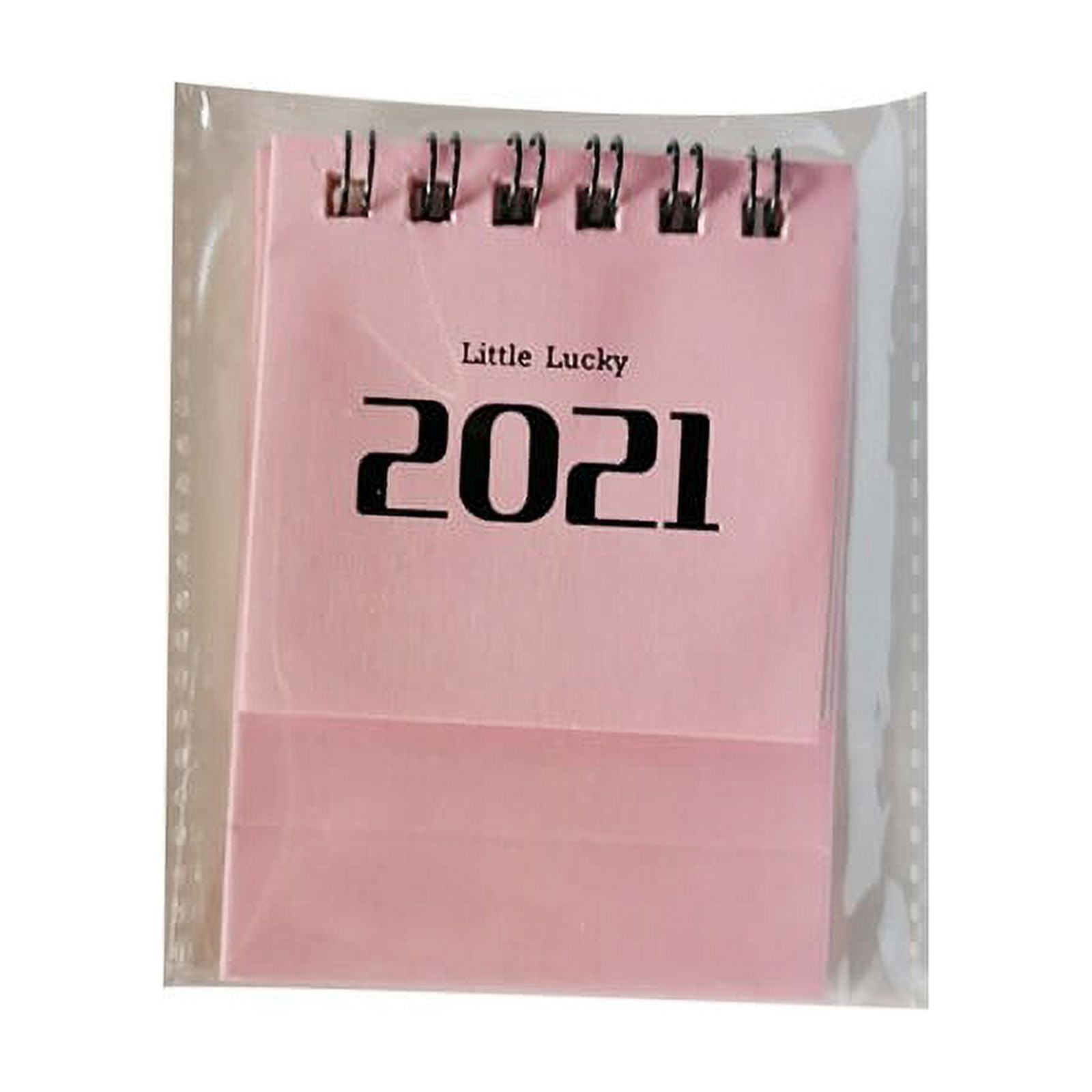 Clearance UEGEQU 2021 Mini Desk Calendar Stand Up Flip Daily Monthly Table Planner