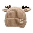 thumbnail image 1 of UHGANN Under $10 Baby Beanie Hat Cute Antlers Reindeer Crochet Knitted Hat Winter Warm Cap for Toddler Boys Girls, 1 of 2