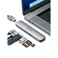 thumbnail image 1 of Lemorele USB C Adapter for MacBook Pro MacBook Air , Multiport USB C Hub MacBook Accessories with 4K HDMI, 3 USB 3.0 Ports, PD 100W Thunderbolt 3 Port, SD/TF Slot, 1 of 10
