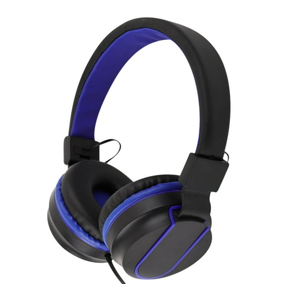 USB Type C Kids Headphones for School, 94dB Volume Limited, Kids Headphones with USB C Cord, HD Stereo Sound, Foldable Lightweight On-Ear USB-C Wired Headphones for Boys/Girls, Blue