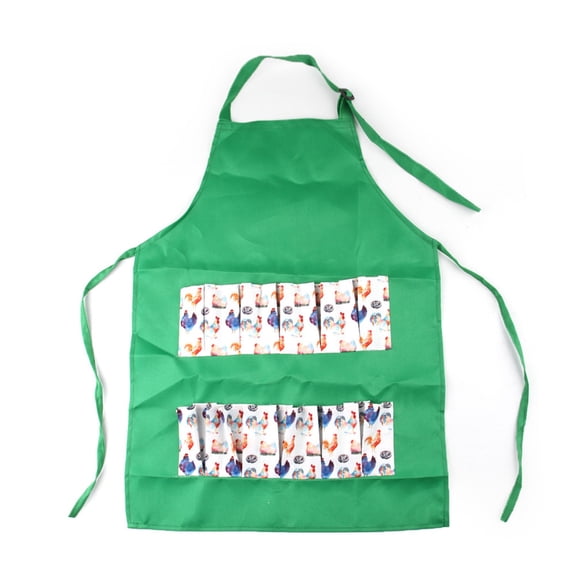 Clearance! Uioepy with Pockets for Fresh Rooster Chicken Apron Chicken Apron Eggs Apron Gathering themed Collecting Eggs Apron Sleeve Kitchen Essentials A, 1 Apron