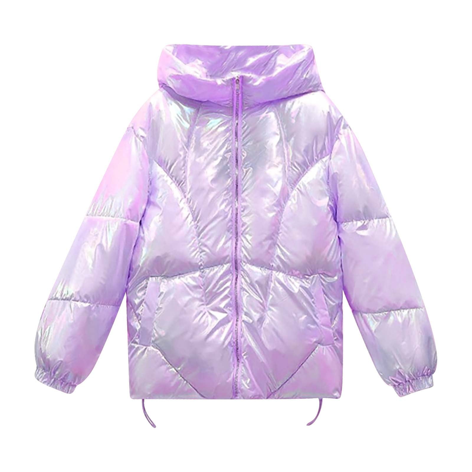 Clearance!Ukumplol Puffer Jacket Womens Shiny Coat Women's Clearance!Ukumplol Puffer Jacket Womens Shiny Coat Women's