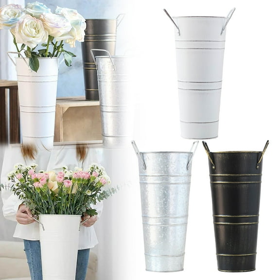 Clearance! Umbrella Holder for Entryway, Metal Umbrella Holder for Entryway Umbrella Stand, Freestanding Umbrella Bucket Barrel Canes Walking Sticks Holder, Metal Umbrella Rack Organizer