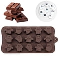 thumbnail image 1 of Clearance Under $0.39 Halloween Pumpkin Ghost Silicone Mold Candy Ice Tray for Fall Baking Wax Melt Jelly, 1 of 5