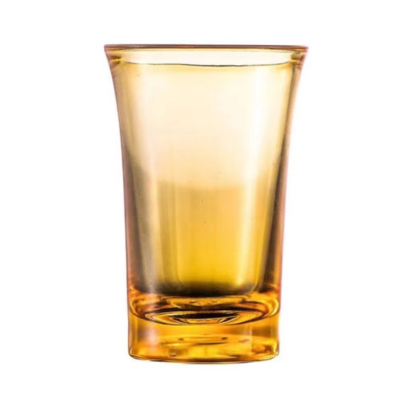 Clearance Under $0.66! 1Pc Plastic Shot Glass for Party and Bar (Plastic, Yellow)