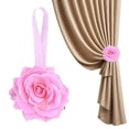 thumbnail image 1 of Clearance Under $0.66! Rose Curtain Tiebacks with Magnetic Holders for Window Drapes Bed Canopy Decor, 1 of 4