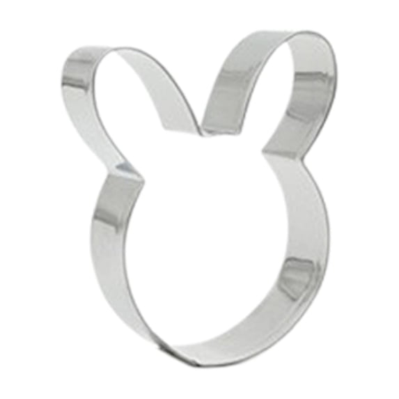 Clearance Under $0.76! 1 Pack Stainless Steel Cookie Cutter – Bunny Face Shape for Easter Baking (Bunny Face)
