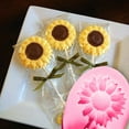 thumbnail image 1 of Clearance Under $0.76! 1 Pack Sunflower Silicone Mold for Fondant and Candy Decor (Pink), 1 of 4