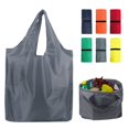 thumbnail image 1 of Clearance Under $0.79 Reusable Grocery Bags Foldable Heavy Duty Shopping Tote with Elastic Strap for Kitchen and Travel, 1 of 4