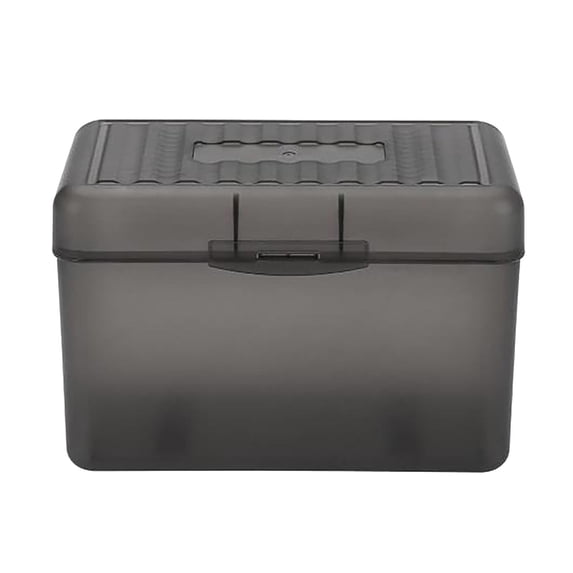 Clearance Under $0.8, 1 Pack Index Card Holder Box, 5.5x3x3.5 Inch Desktop Storage, Fits 3x5 Cards up to 250 Cards