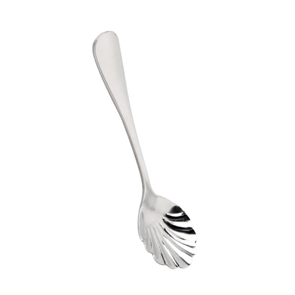 Clearance Under $0.84! 1Pc Stainless Shell-Shaped Sugar Spoon for Coffee and Dessert (One Size, Silver)