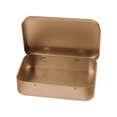 thumbnail image 1 of Clearance Under$0.86! 1Pack Small Rectangular Metal Tin Case with Lid Durable Candy Cookie Storage Box Sturdy Container for Snacks and Small Jewelry Gold 9.8x6.4x2.1cm, 1 of 8